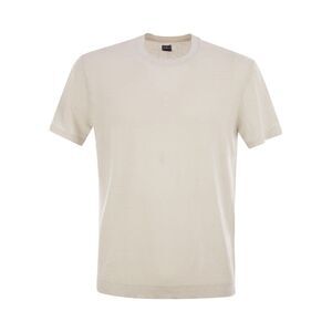 Fedeli Men Stretch Linen Short-Sleeved T-Shirt